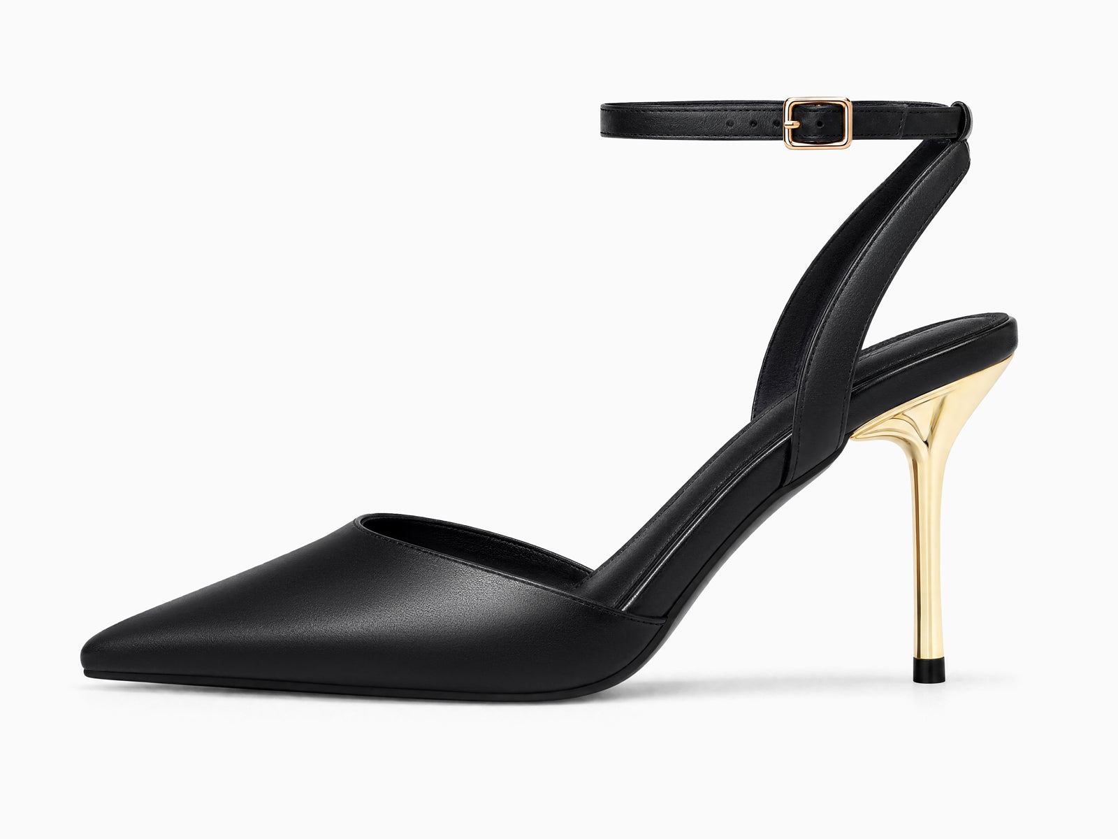 Coutgo Womens Black Party Dress Shoes