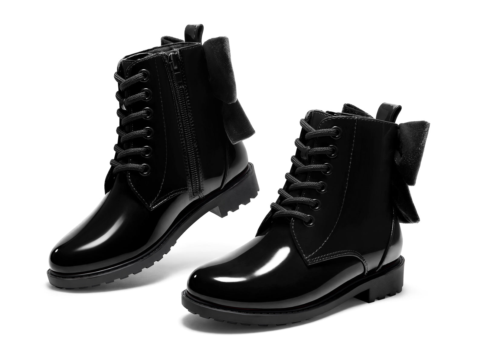Coutgo Girls Black Dress Booties