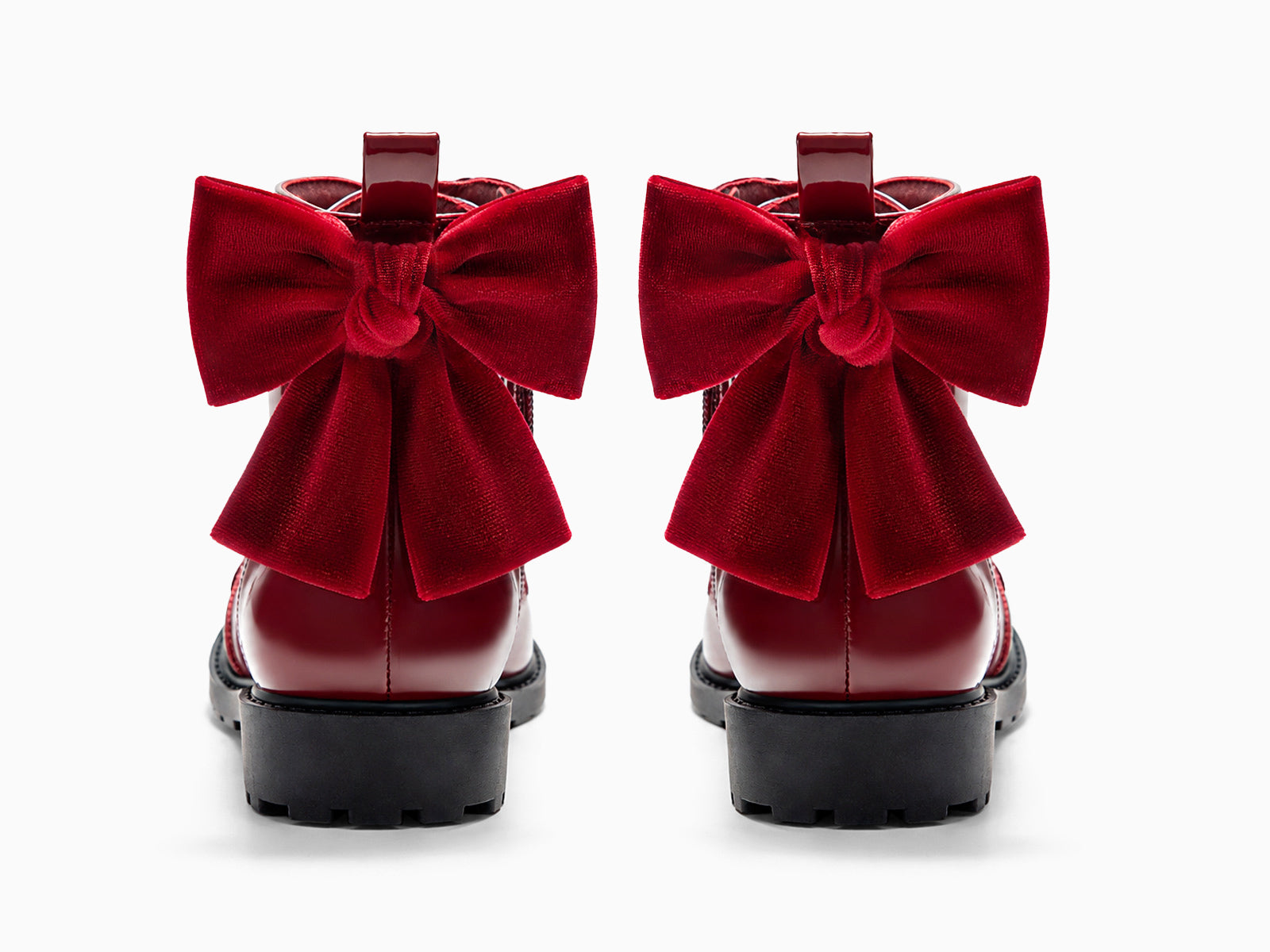 Coutgo Girls Burgundy Dress Booties