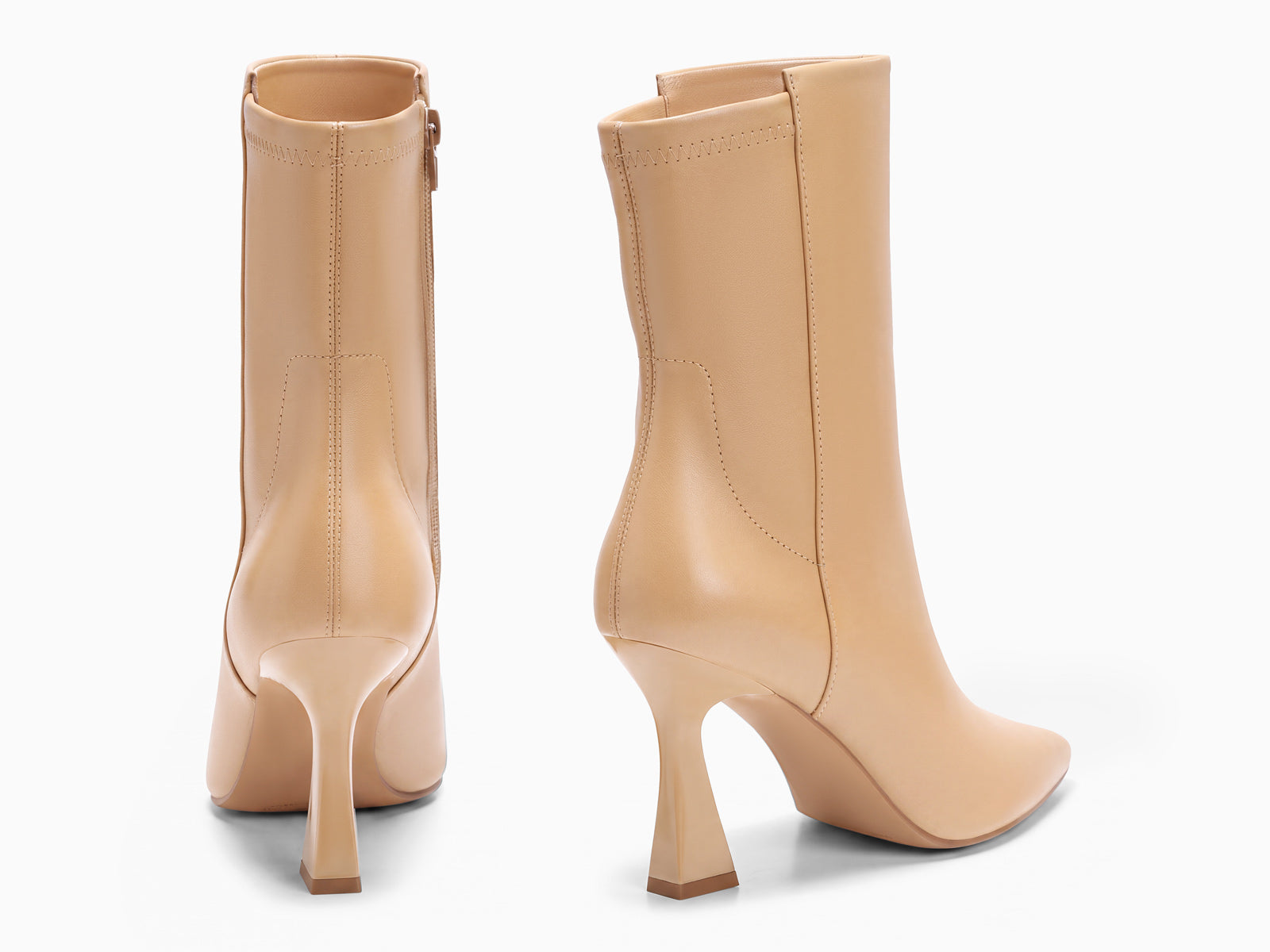 Coutgo Khaki Womens Ankle Boots
