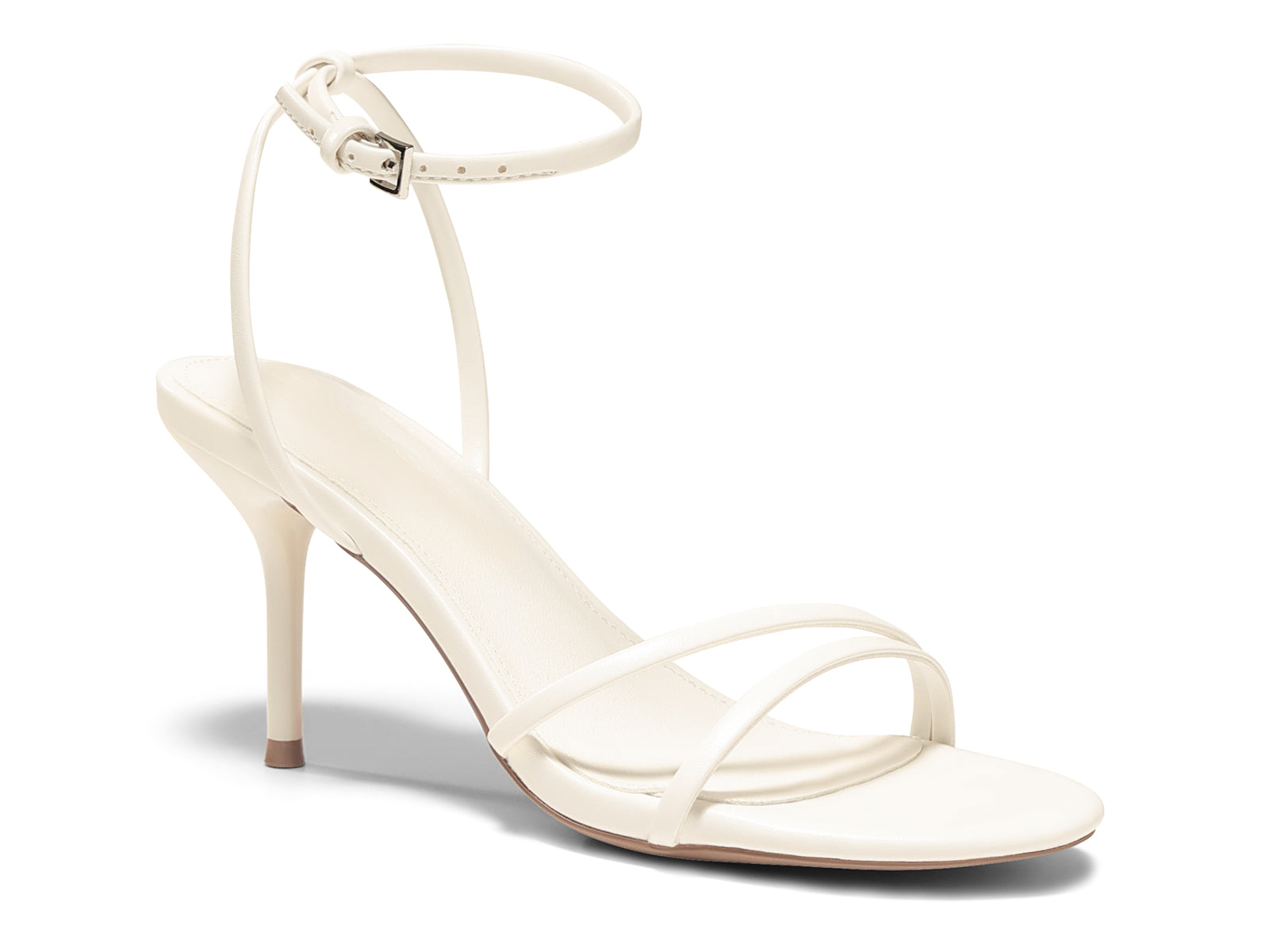 Coutgo Womens Beige Strappy High Heels