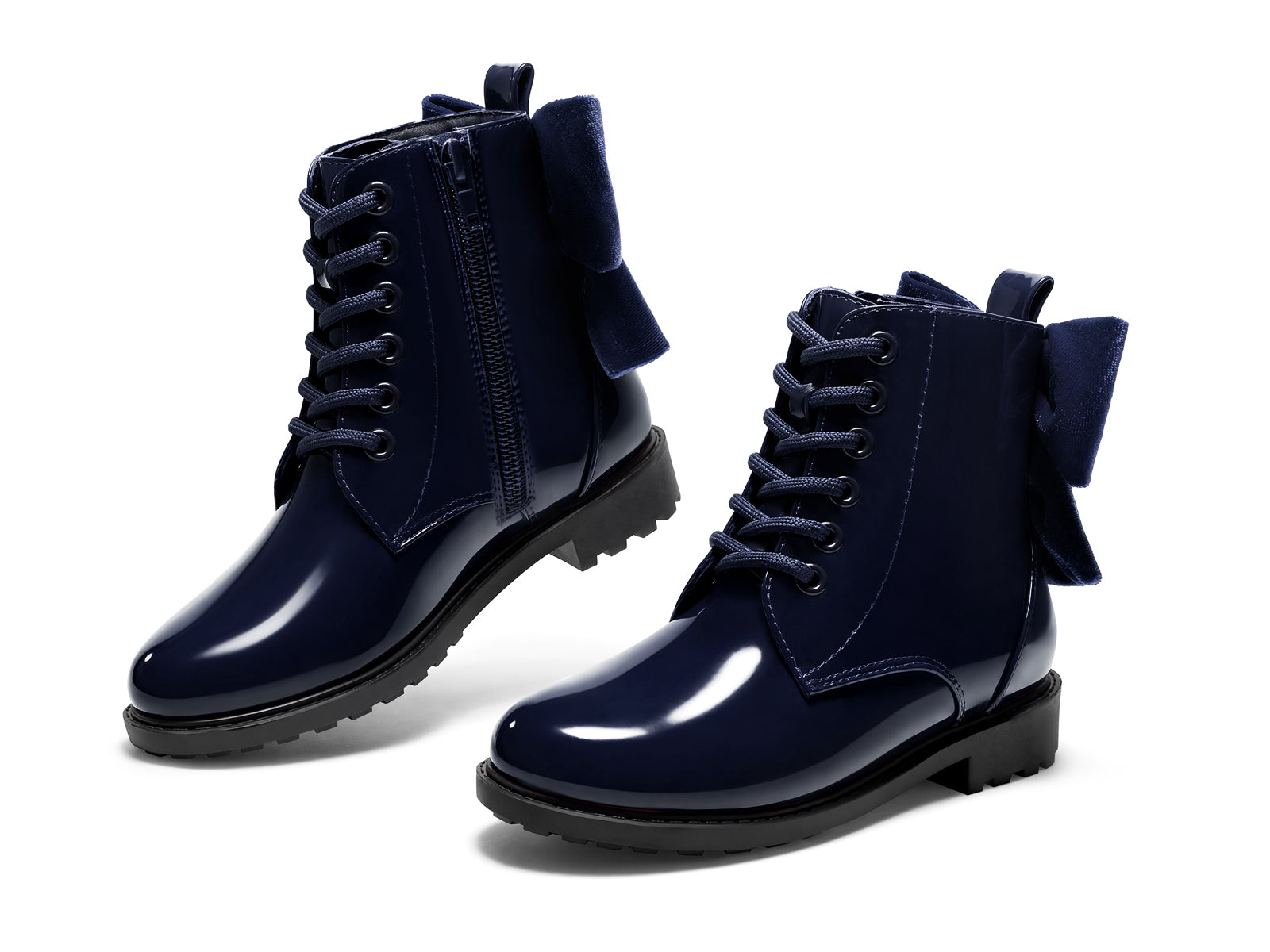 Coutgo Girls Navy Dress Booties