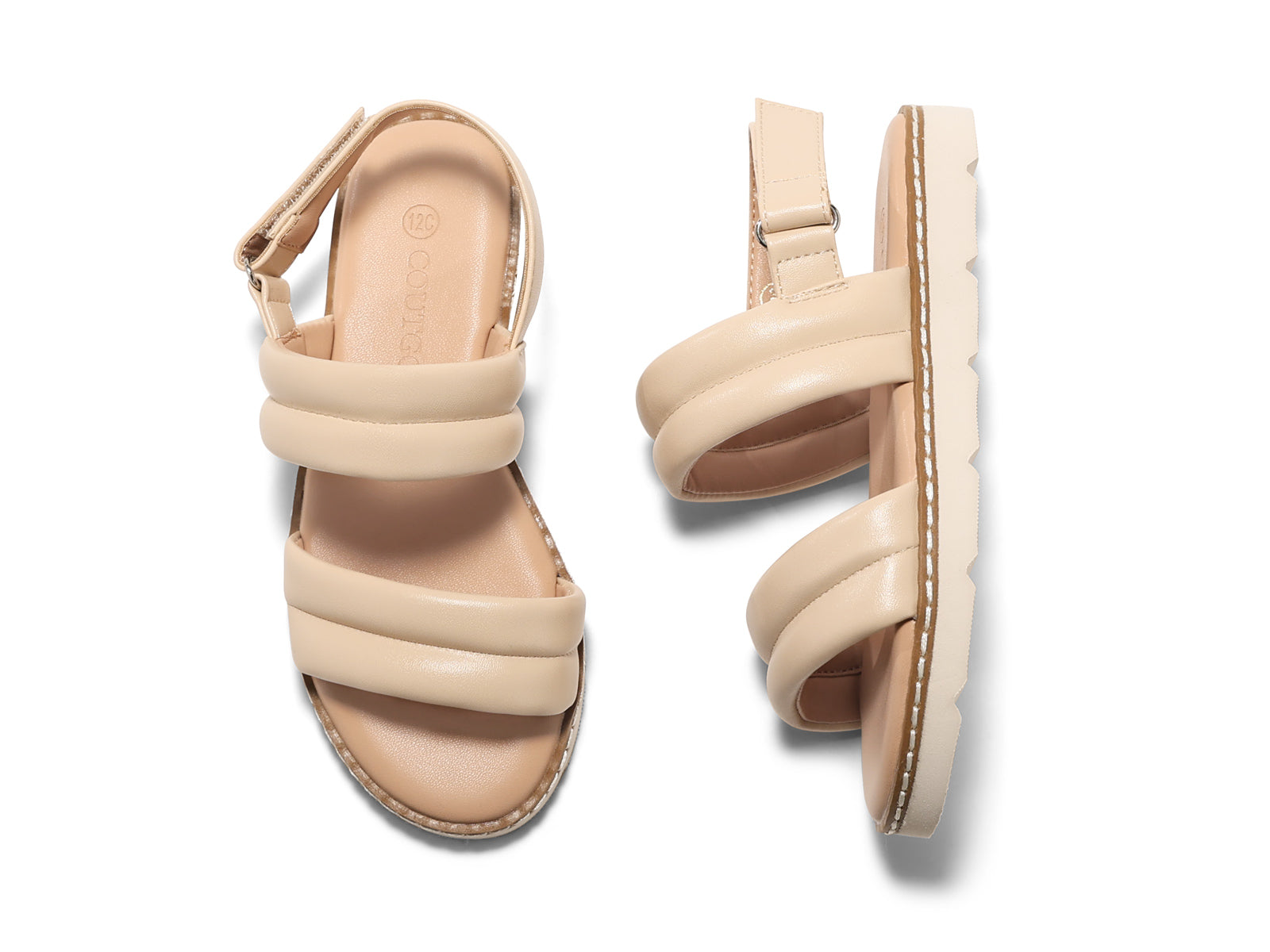 Coutgo Girls Sandals Nude Comfort Open Toe