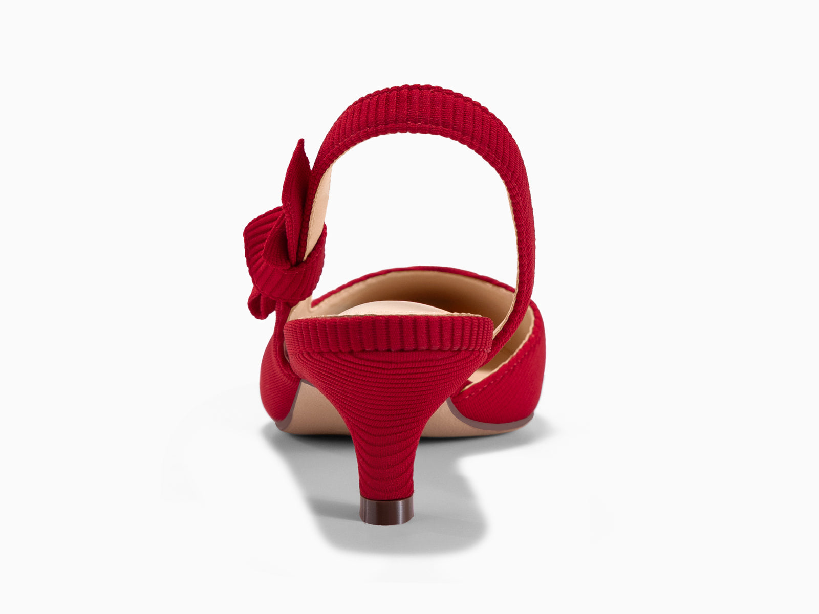 Coutgo Red Womens Slingback Dress Shoes