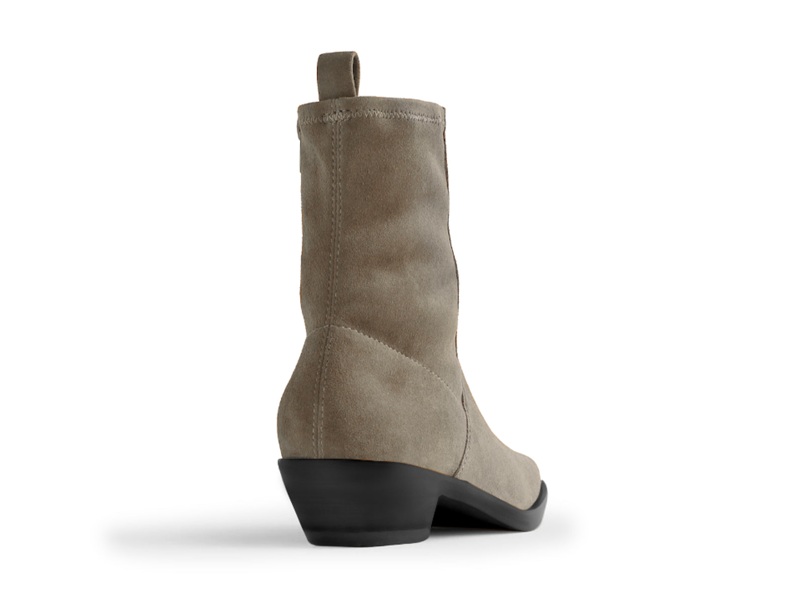 Coutgo Womens Tan Square Toe Ankle Boots