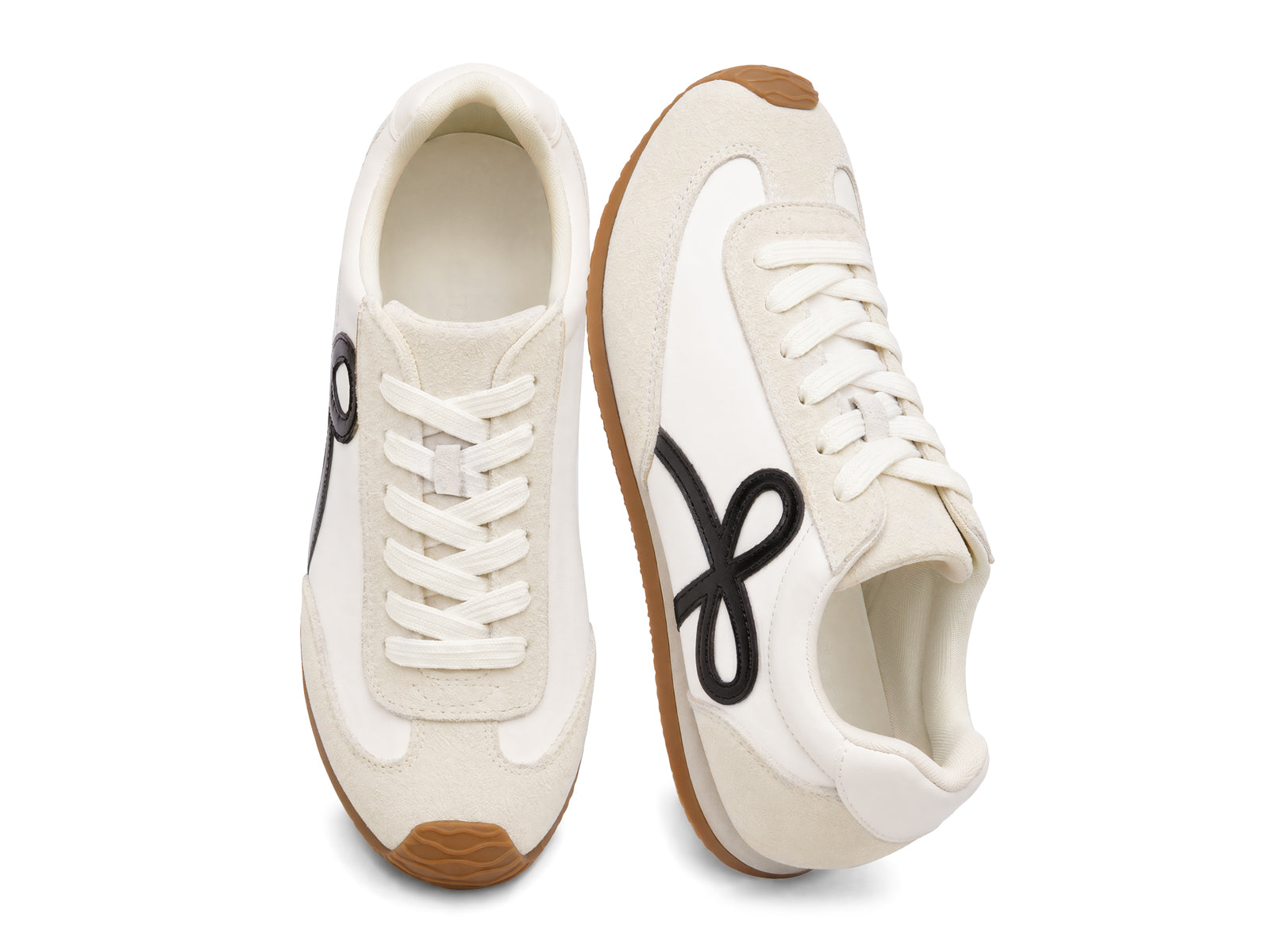 Coutgo Womens White Slip On Fashion Sneakers
