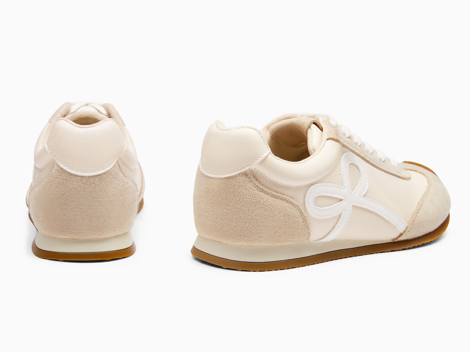 Coutgo Womens Beige Slip On Fashion Sneakers
